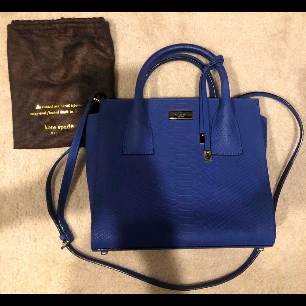 Kate Spade Snake Embossed Mini Tote Bag